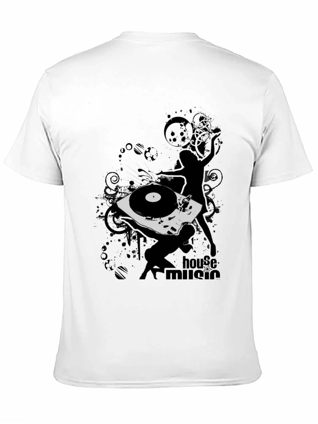 House Music DJ Black T-Shirt product image 10