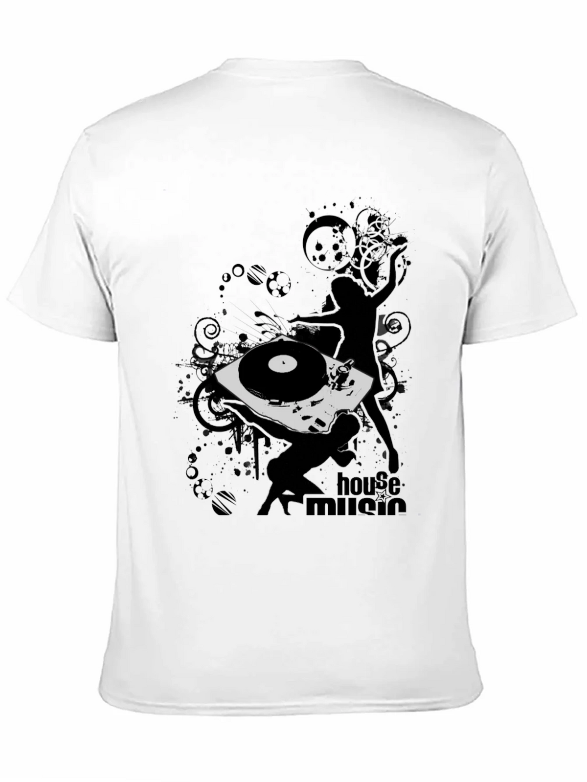 House Music DJ Black T-Shirt product image 10