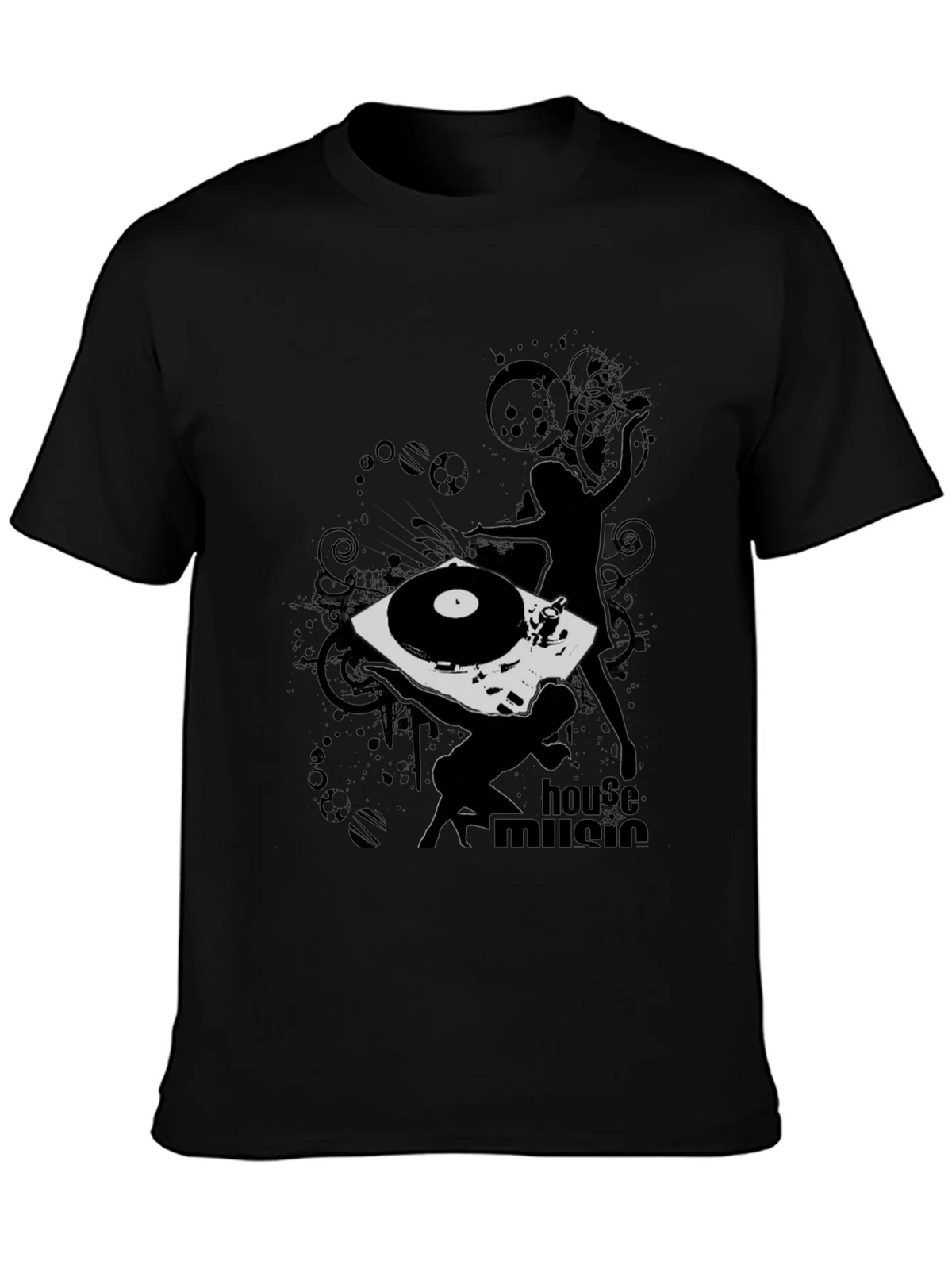 House Music DJ Black T-Shirt product image 3