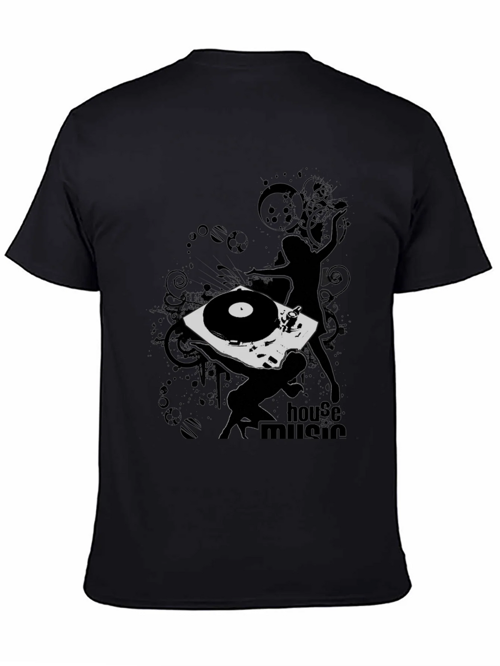 House Music DJ Black T-Shirt product image 4