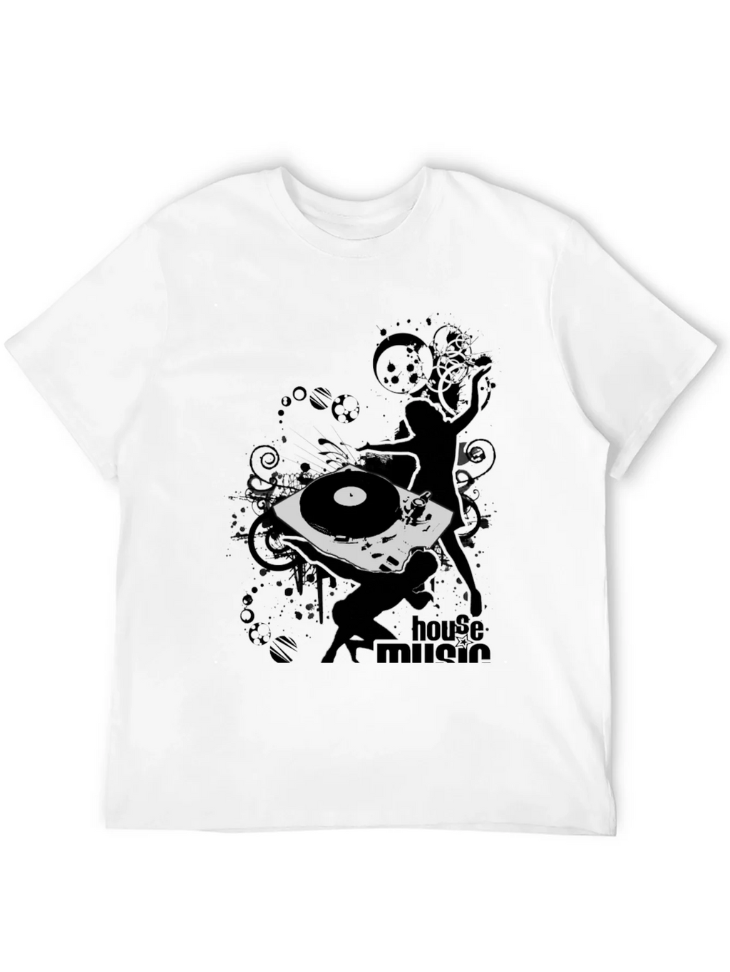 House Music DJ Black T-Shirt product image 11