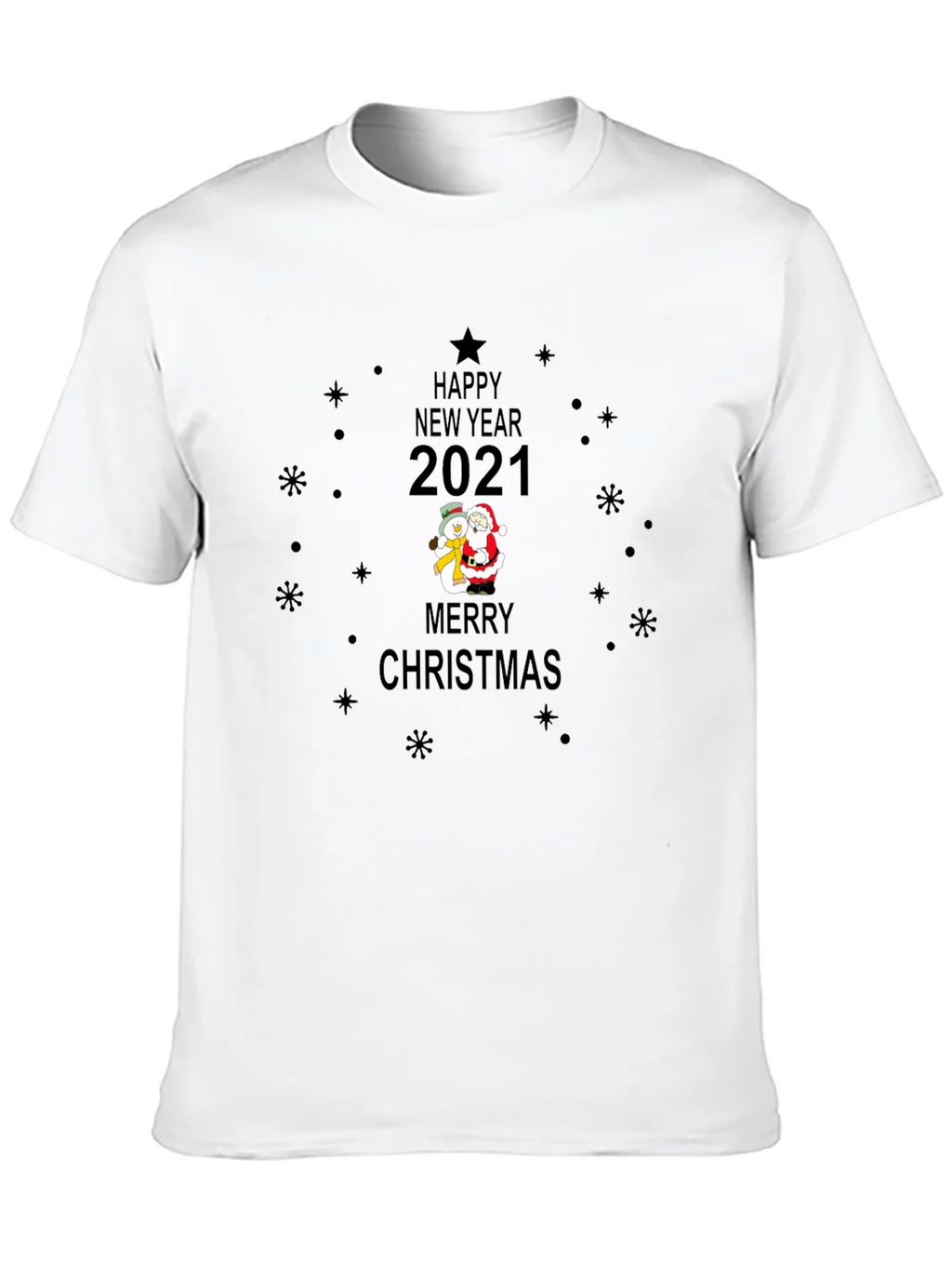 Happy New Year 2021 Christmas Graphic T-Shirt product image 9