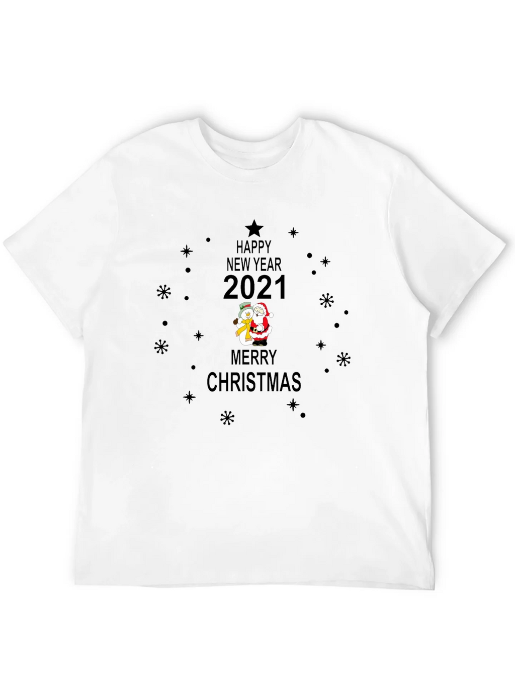 Happy New Year 2021 Christmas Graphic T-Shirt product image 11
