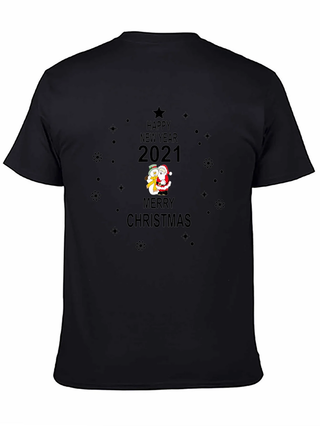 Happy New Year 2021 Christmas Graphic T-Shirt product image 4