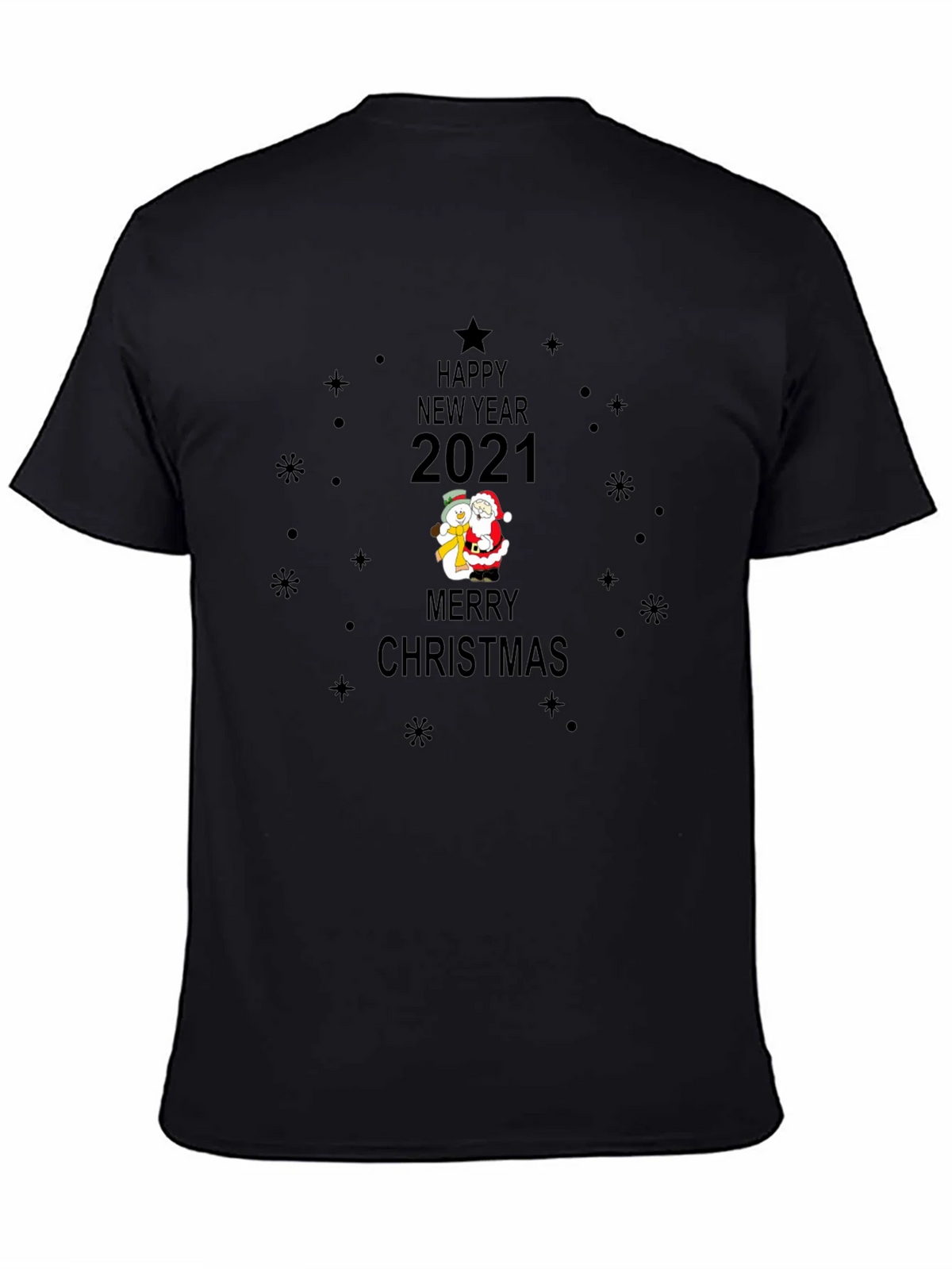 Happy New Year 2021 Christmas Graphic T-Shirt product image 4