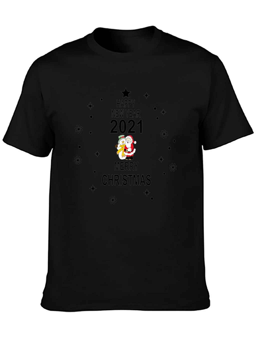Happy New Year 2021 Christmas Graphic T-Shirt product image 3