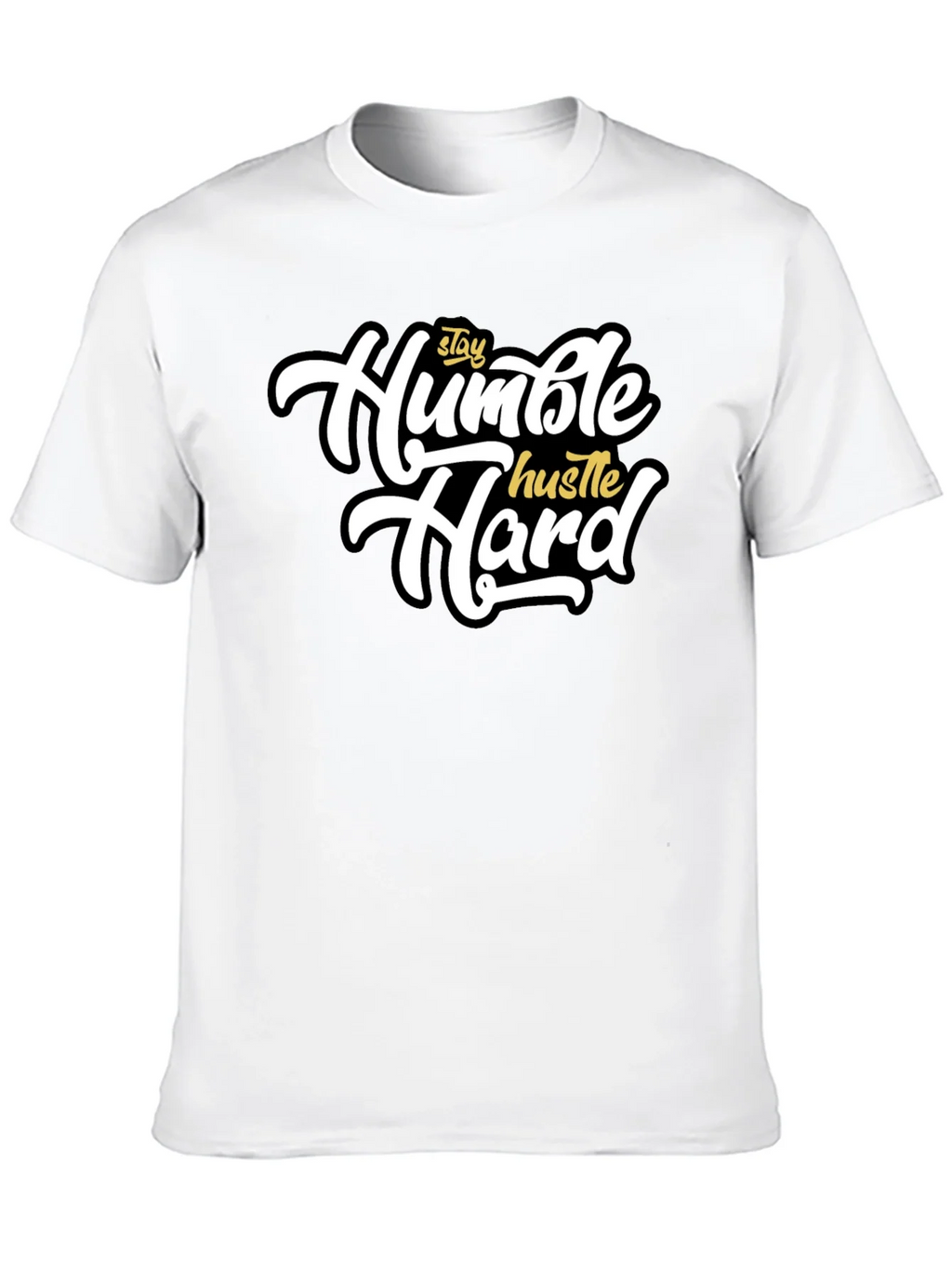 Stay Humble Hustle Hard Black T-Shirt product image 9