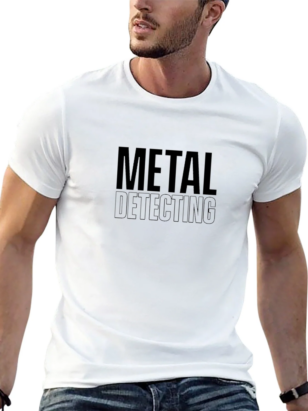 Metal Detecting Tee - Black Short Sleeve Shirt product image 8