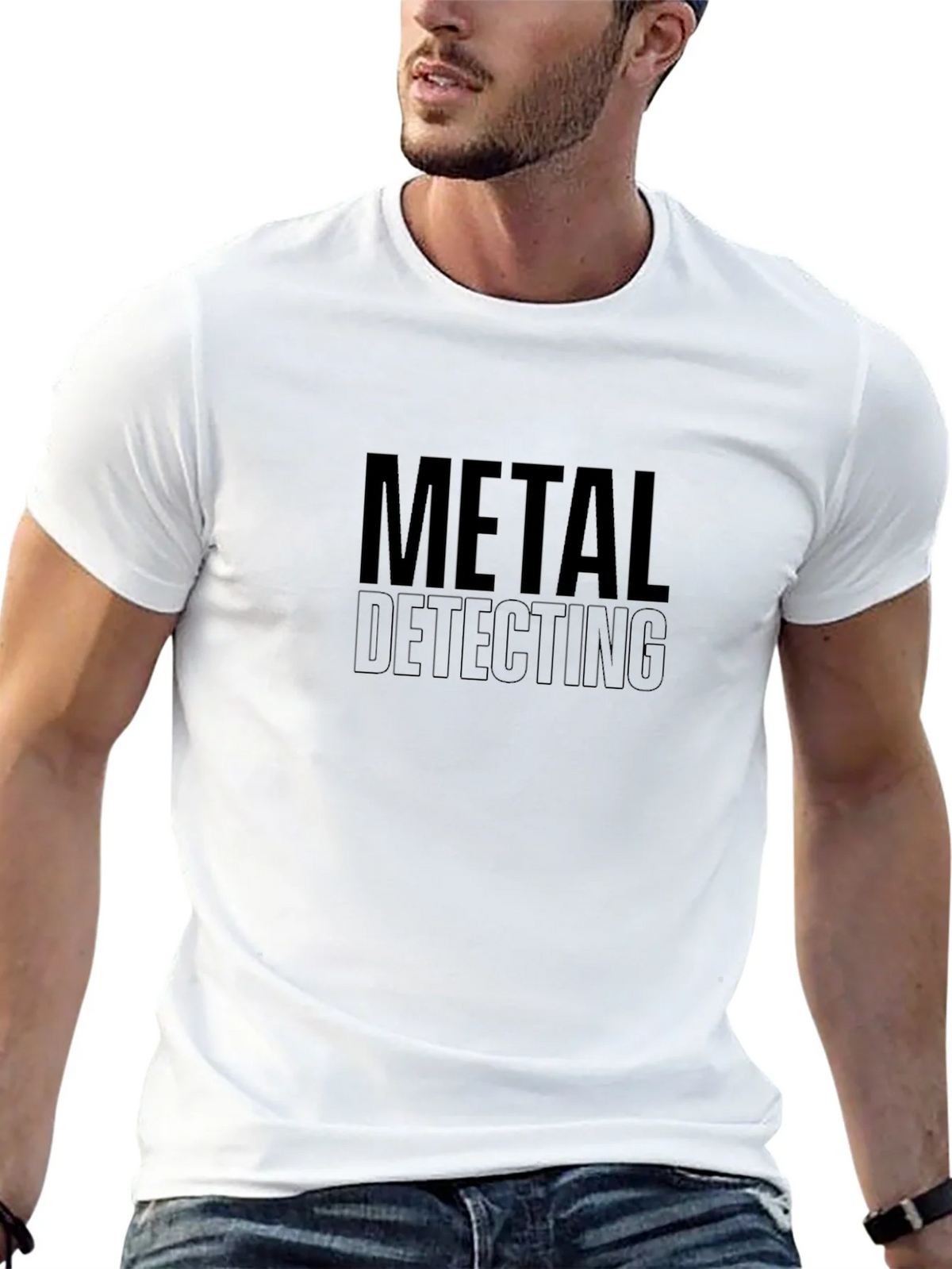 Metal Detecting Tee - Black Short Sleeve Shirt product image 8