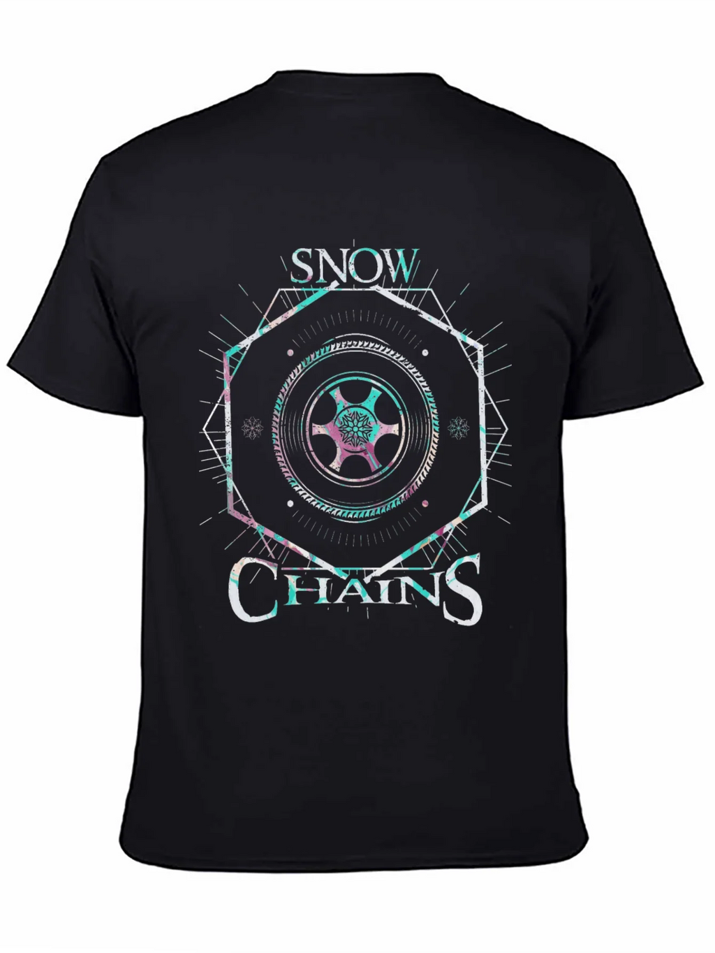 Snow Chains Graphic Tee - Unique Design Comfortable Fit product image 3