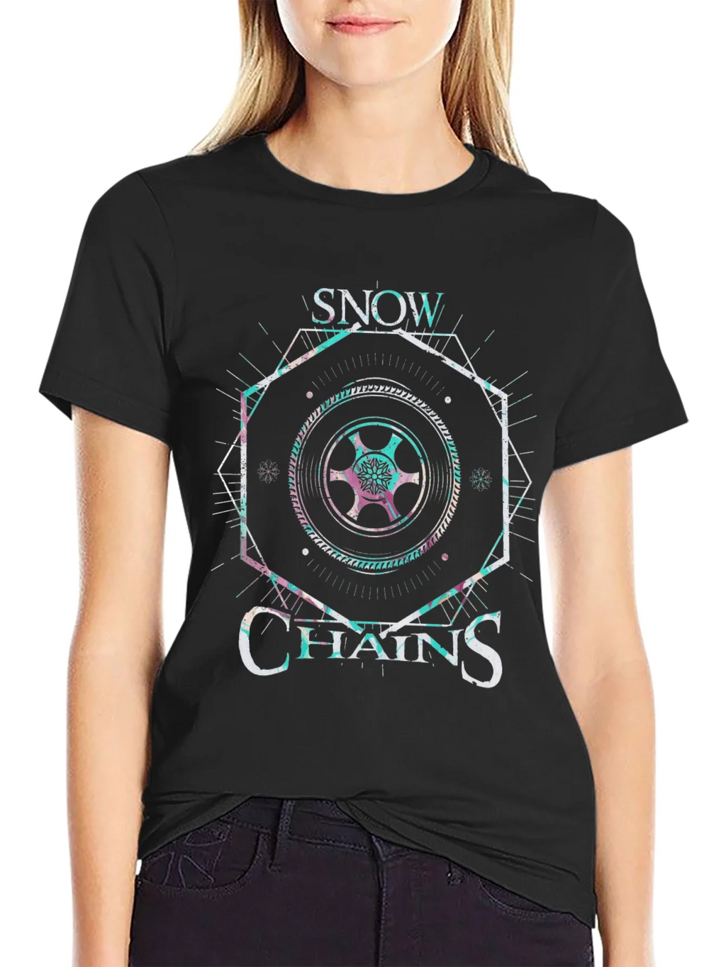 Snow Chains Graphic Tee - Unique Design Comfortable Fit product image 1