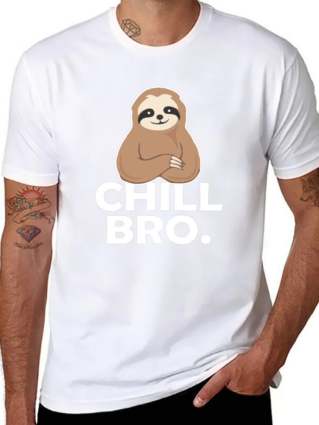 Chill Bro Sloth Graphic Tee - Relaxed Comfort product image 7