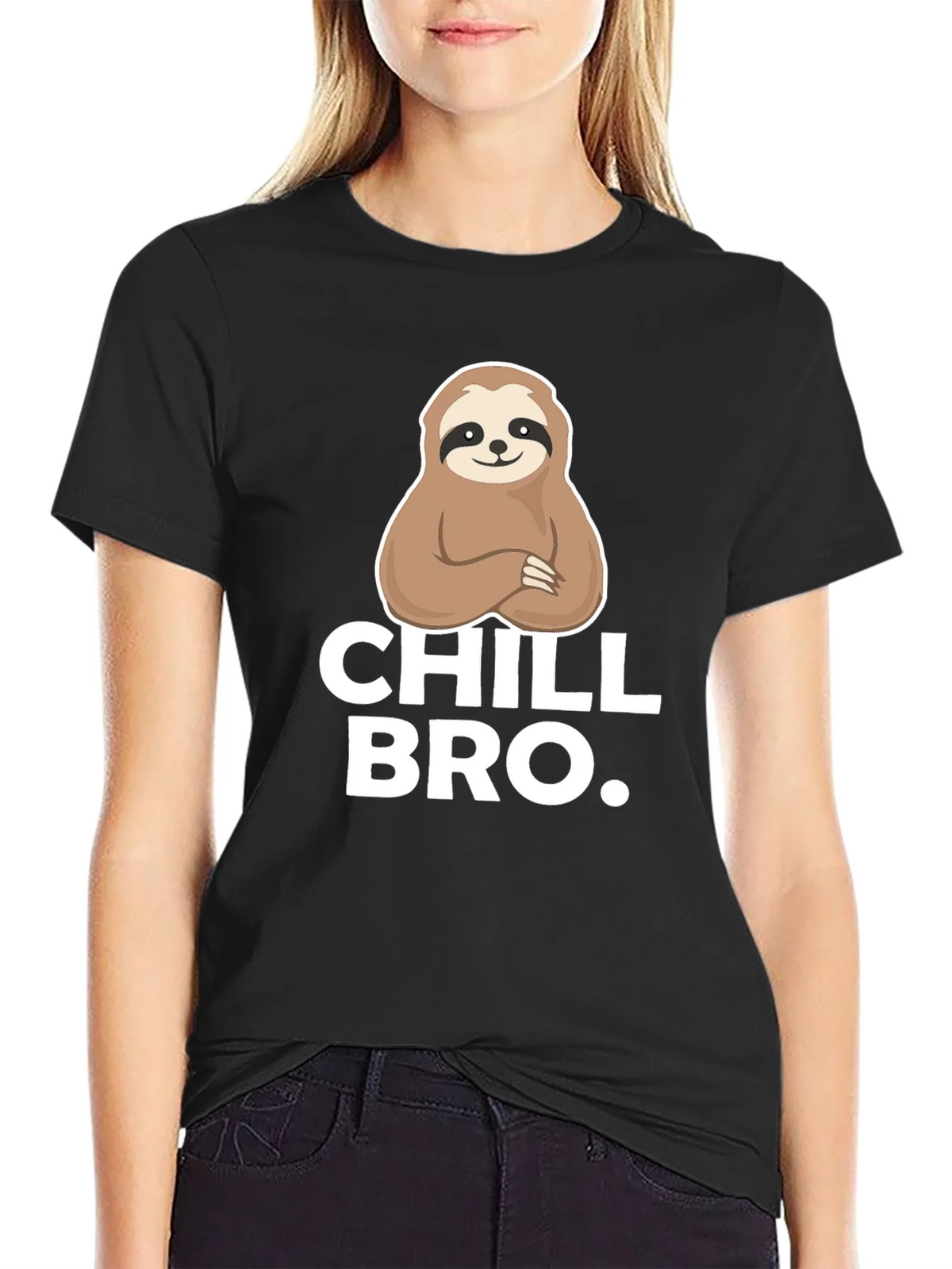 Chill Bro Sloth Graphic Tee - Relaxed Comfort product image 2