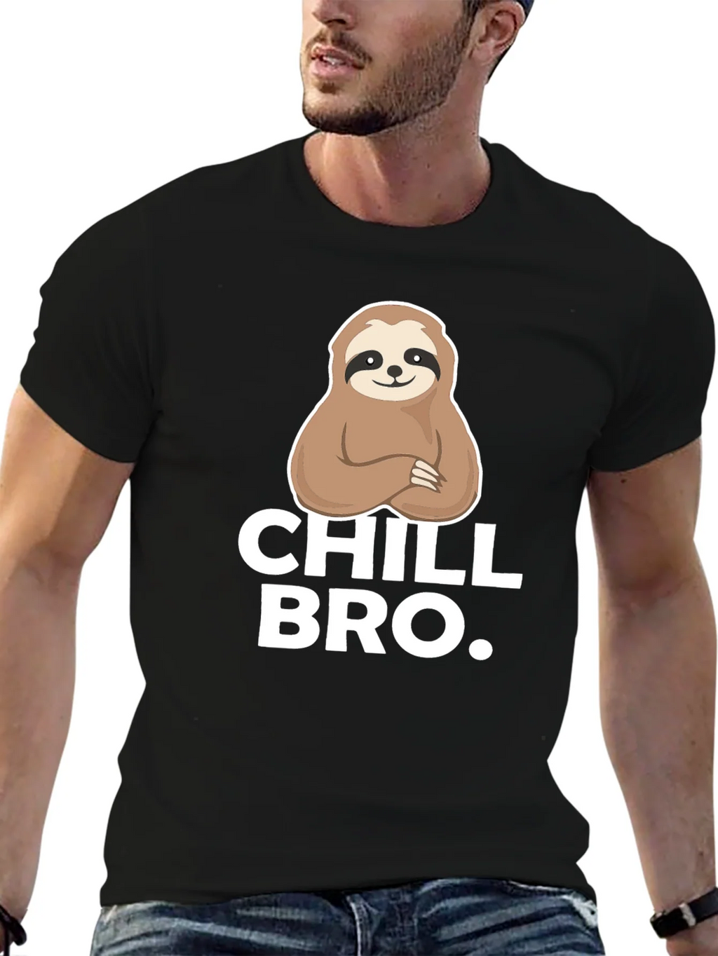Chill Bro Sloth Graphic Tee - Relaxed Comfort product image 6