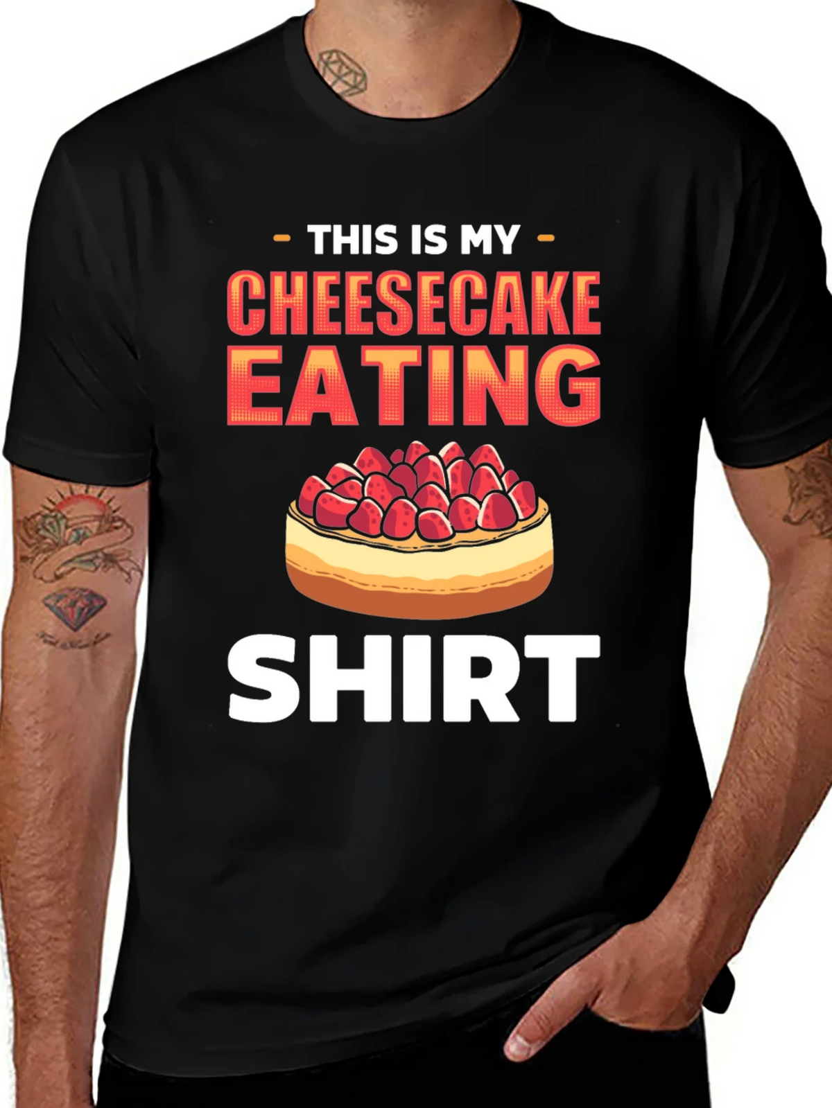 Cheesecake Eating Shirt - Funny Foodie Tee product image 1