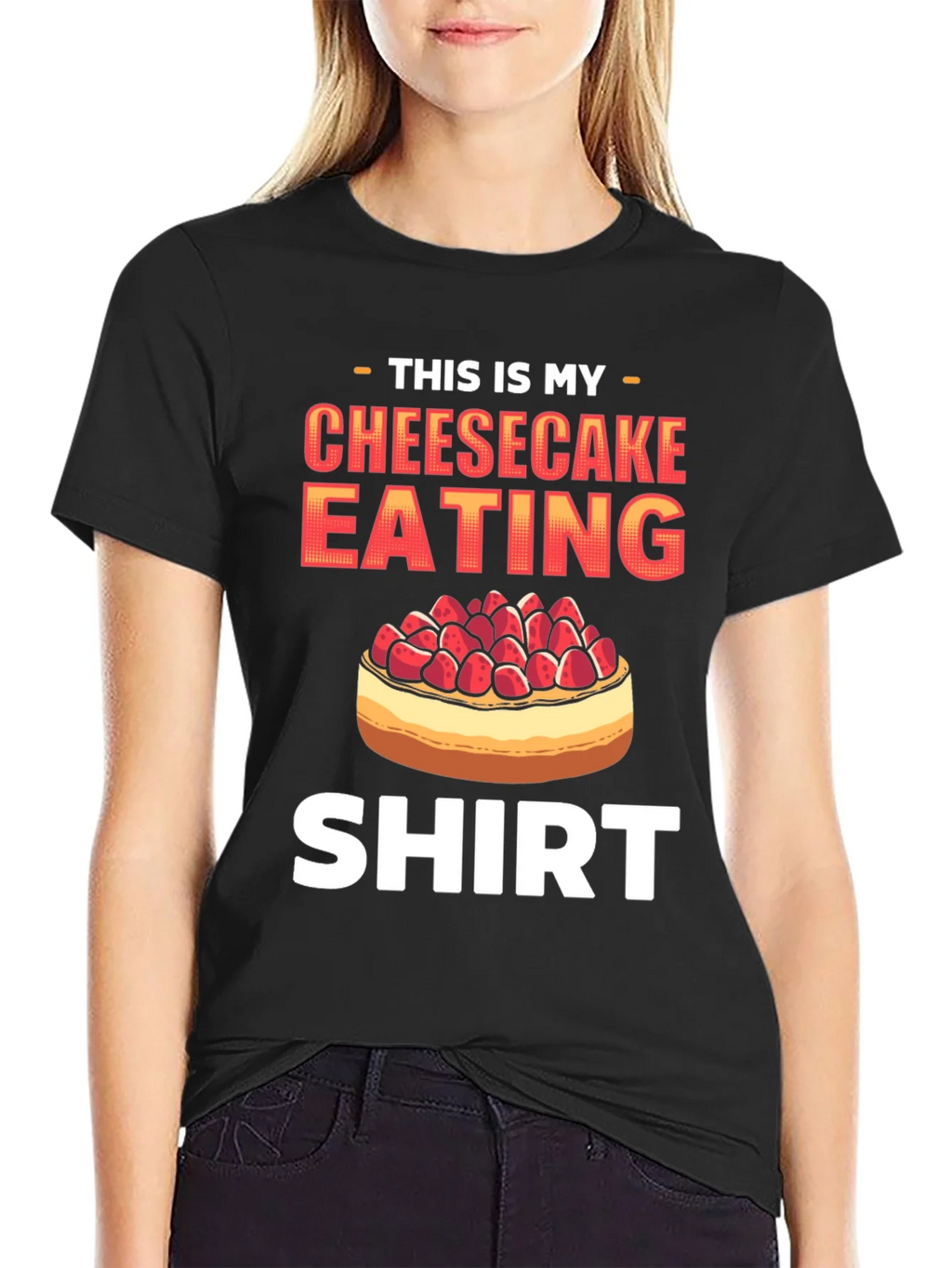 Cheesecake Eating Shirt - Funny Foodie Tee product image 2