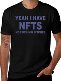 NFTs No Bitches Funny T-Shirt product image 1