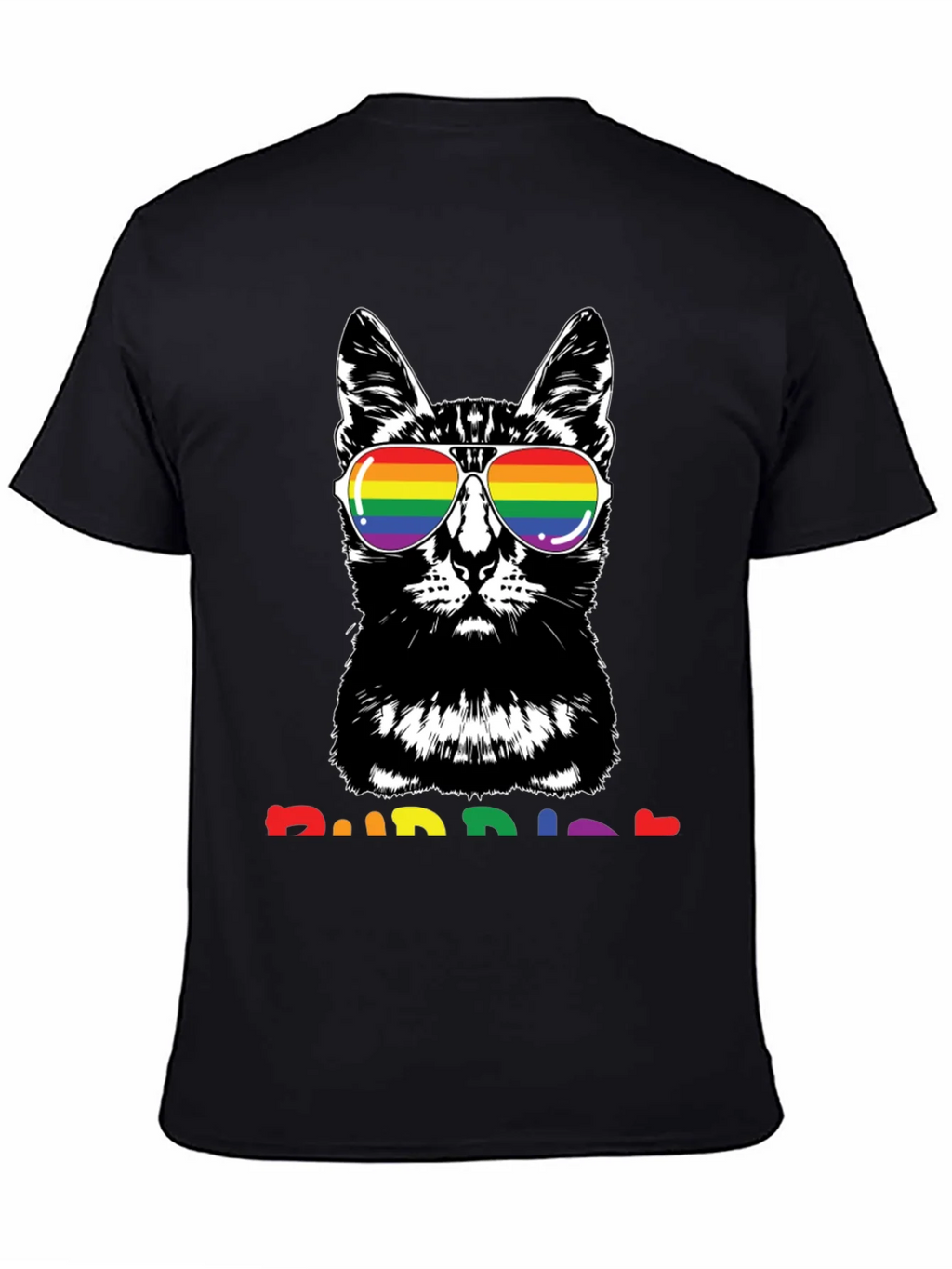 Cool Cat Rainbow T-Shirt product image 3