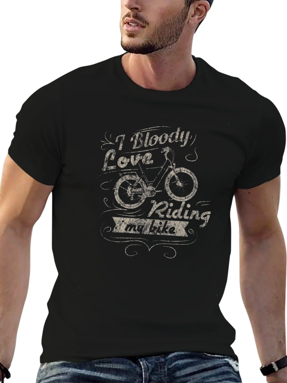 I Bloody Love Riding My Bike - Graphic T-Shirt product image 3