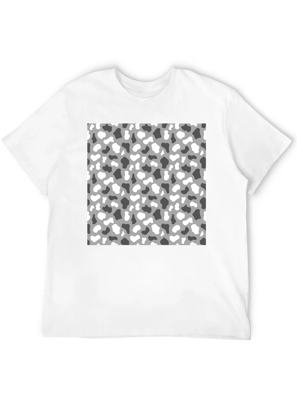 Trendy Camo Print Mens Black T-Shirt product image 11