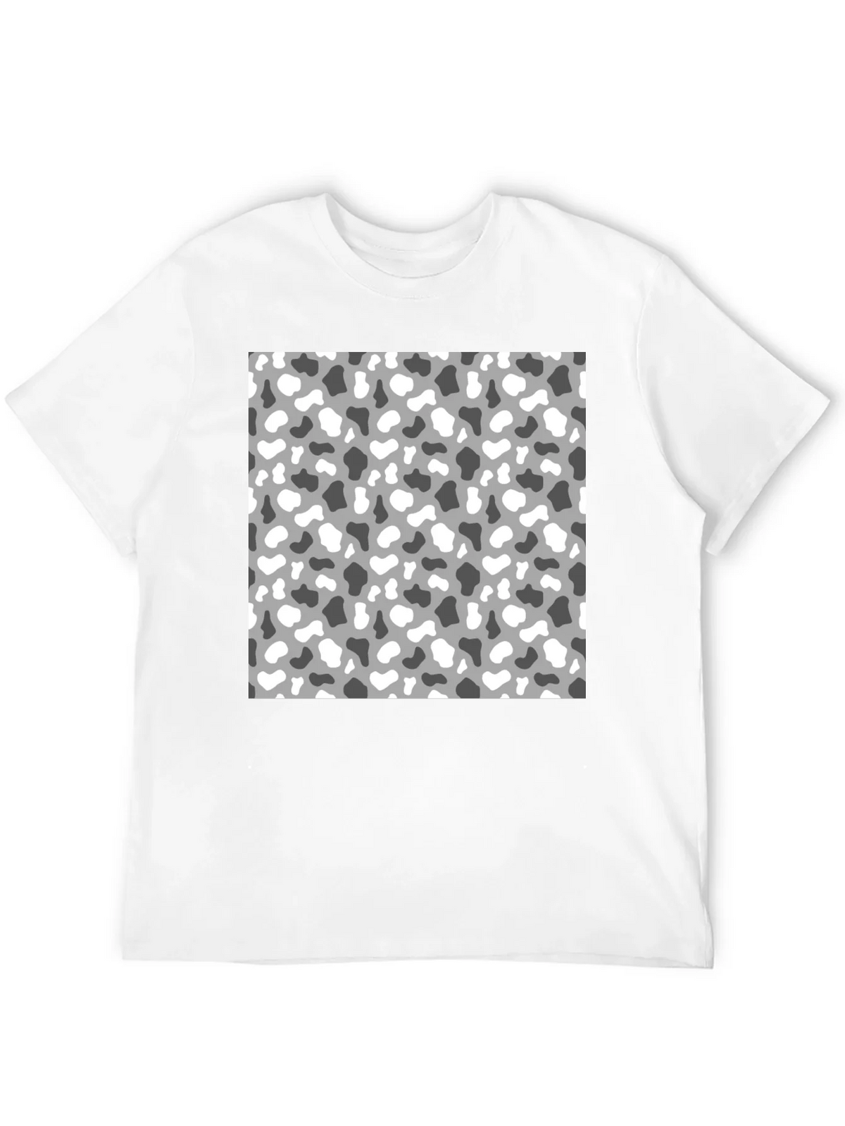 Trendy Camo Print Mens Black T-Shirt product image 11