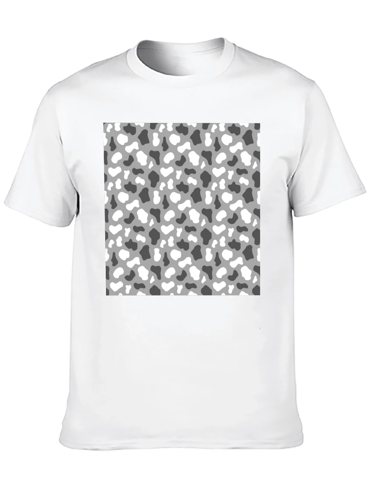 Trendy Camo Print Mens Black T-Shirt product image 9