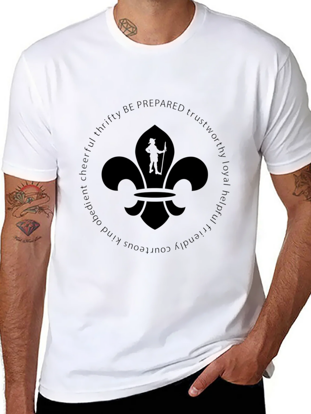 Scout Fleur-de-lis Graphic Tee product image 3