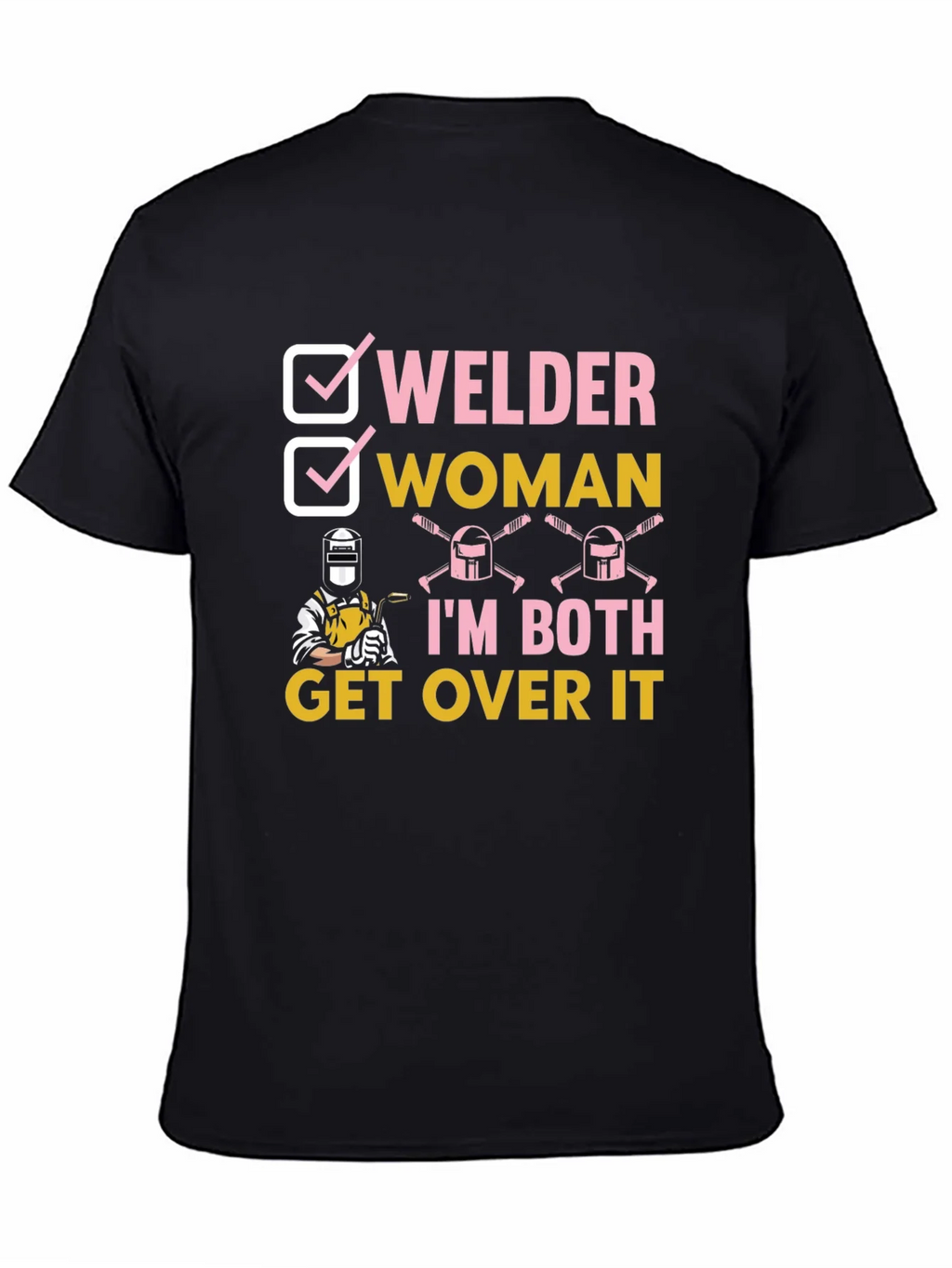 Welder Woman Graphic T-Shirt Funny Tee product image 4