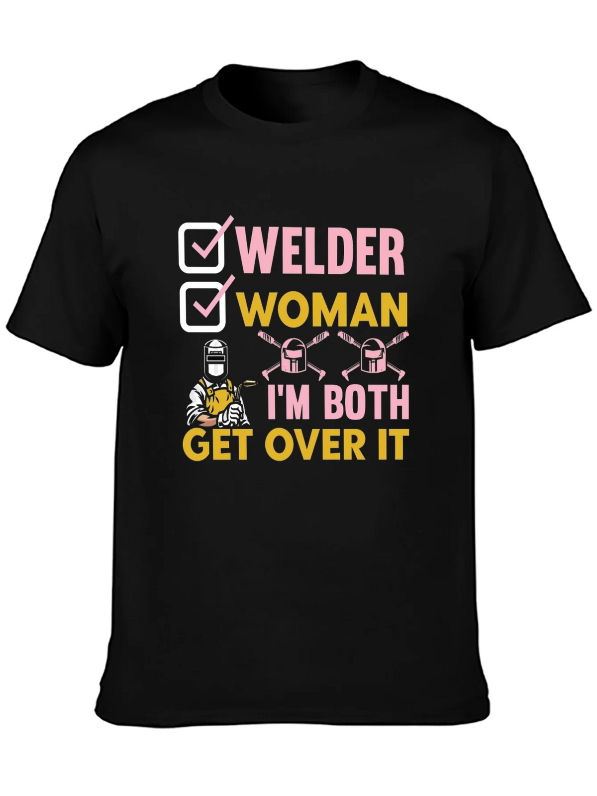 Welder Woman Graphic T-Shirt Funny Tee product image 3