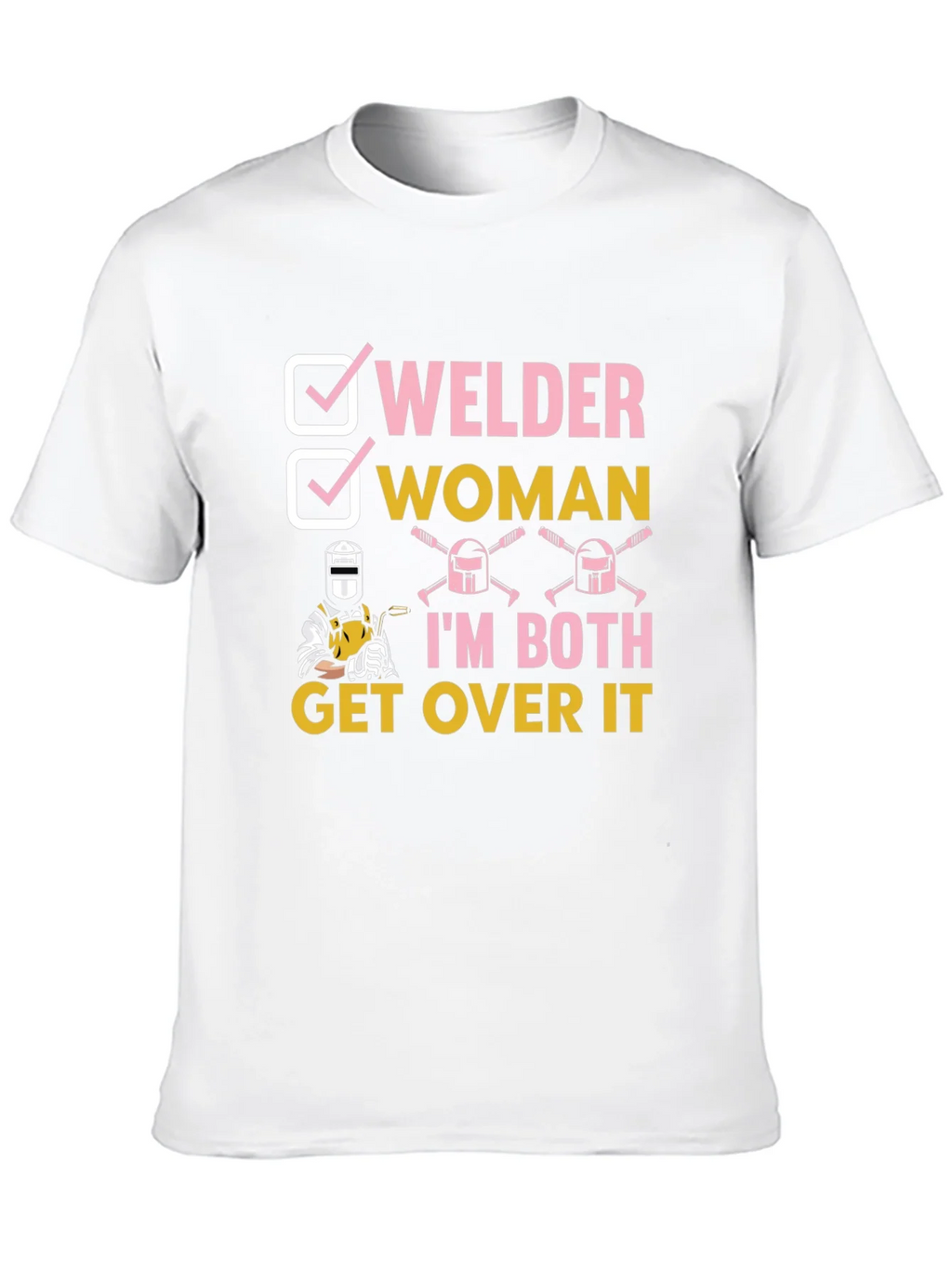 Welder Woman Graphic T-Shirt Funny Tee product image 9