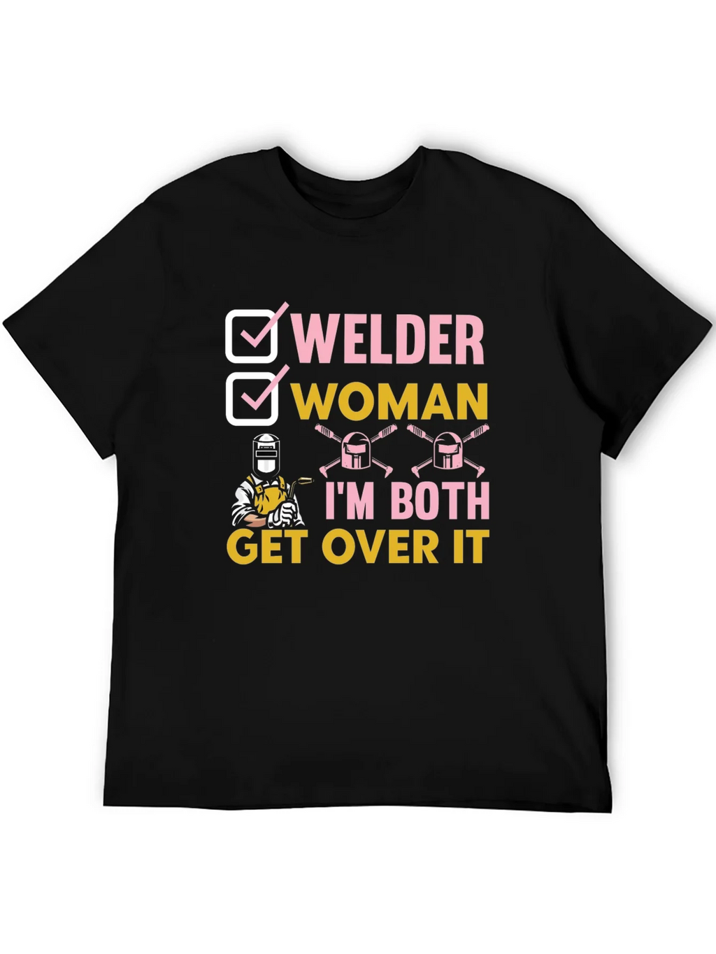 Welder Woman Graphic T-Shirt Funny Tee product image 5