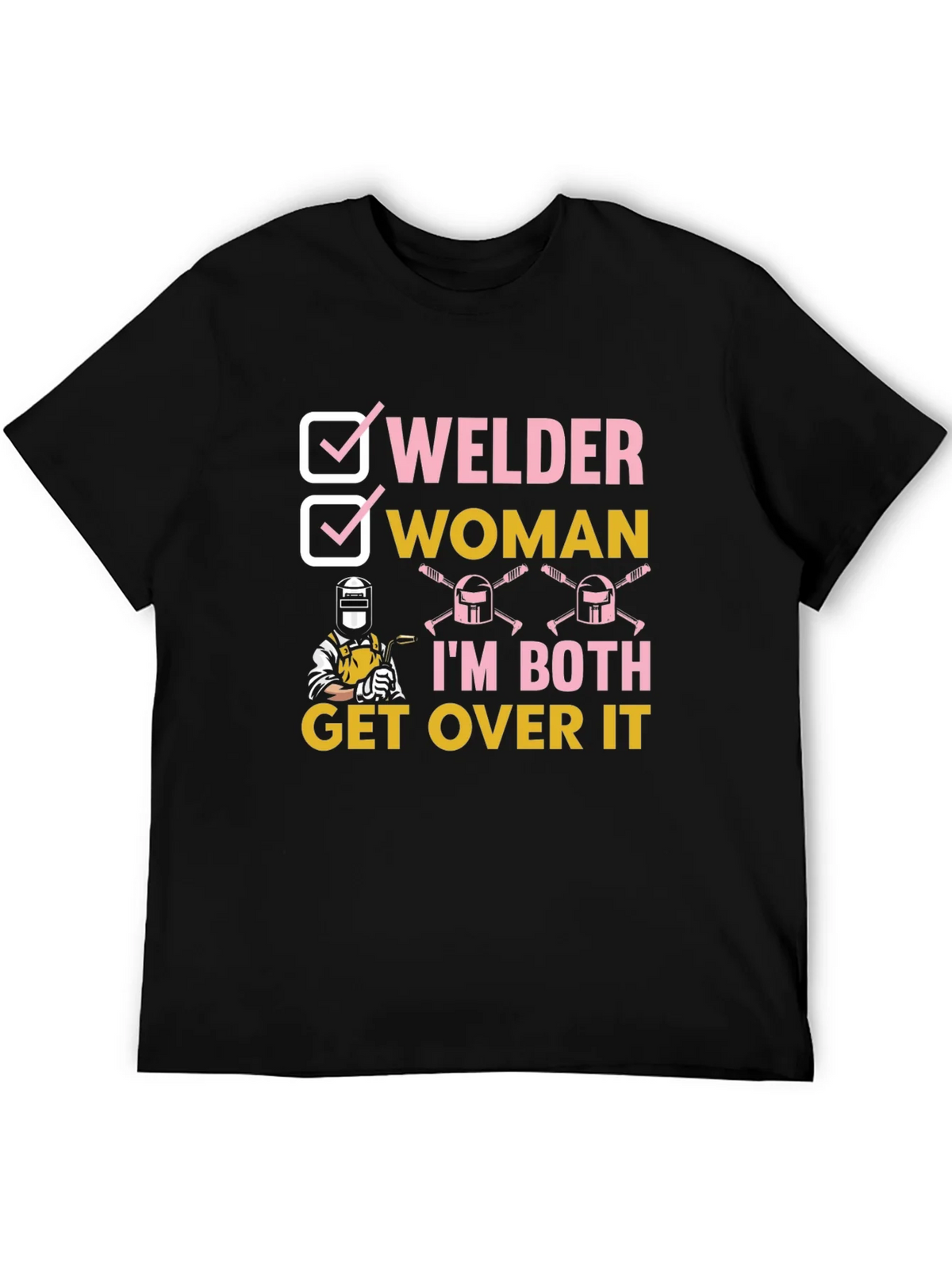 Welder Woman Graphic T-Shirt Funny Tee product image 5