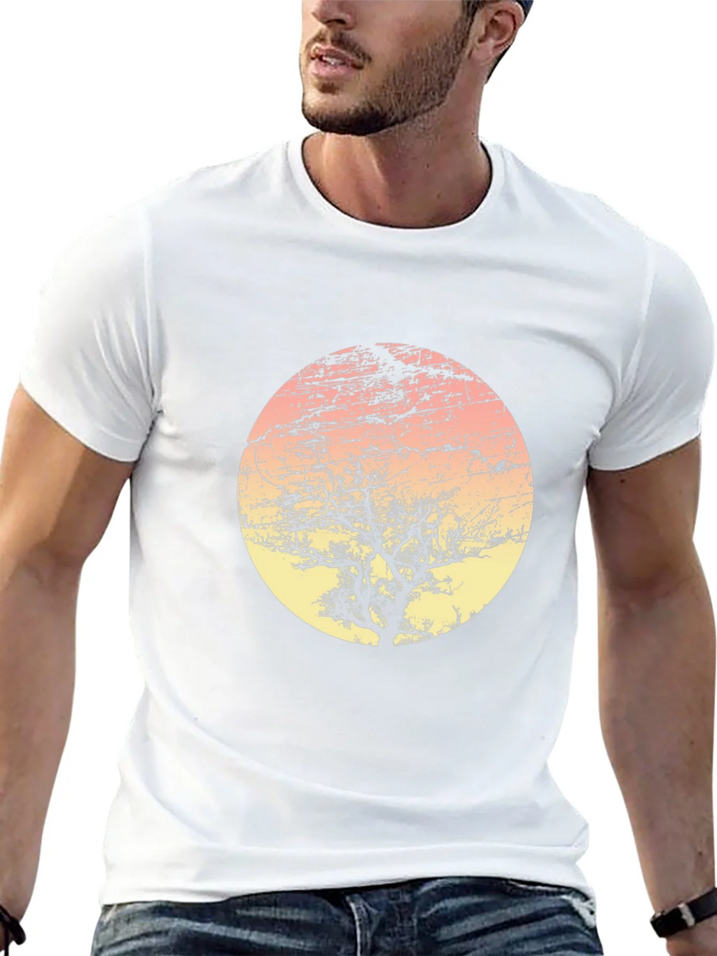 Sunset Tree Graphic Tee - Unique Design product image 10
