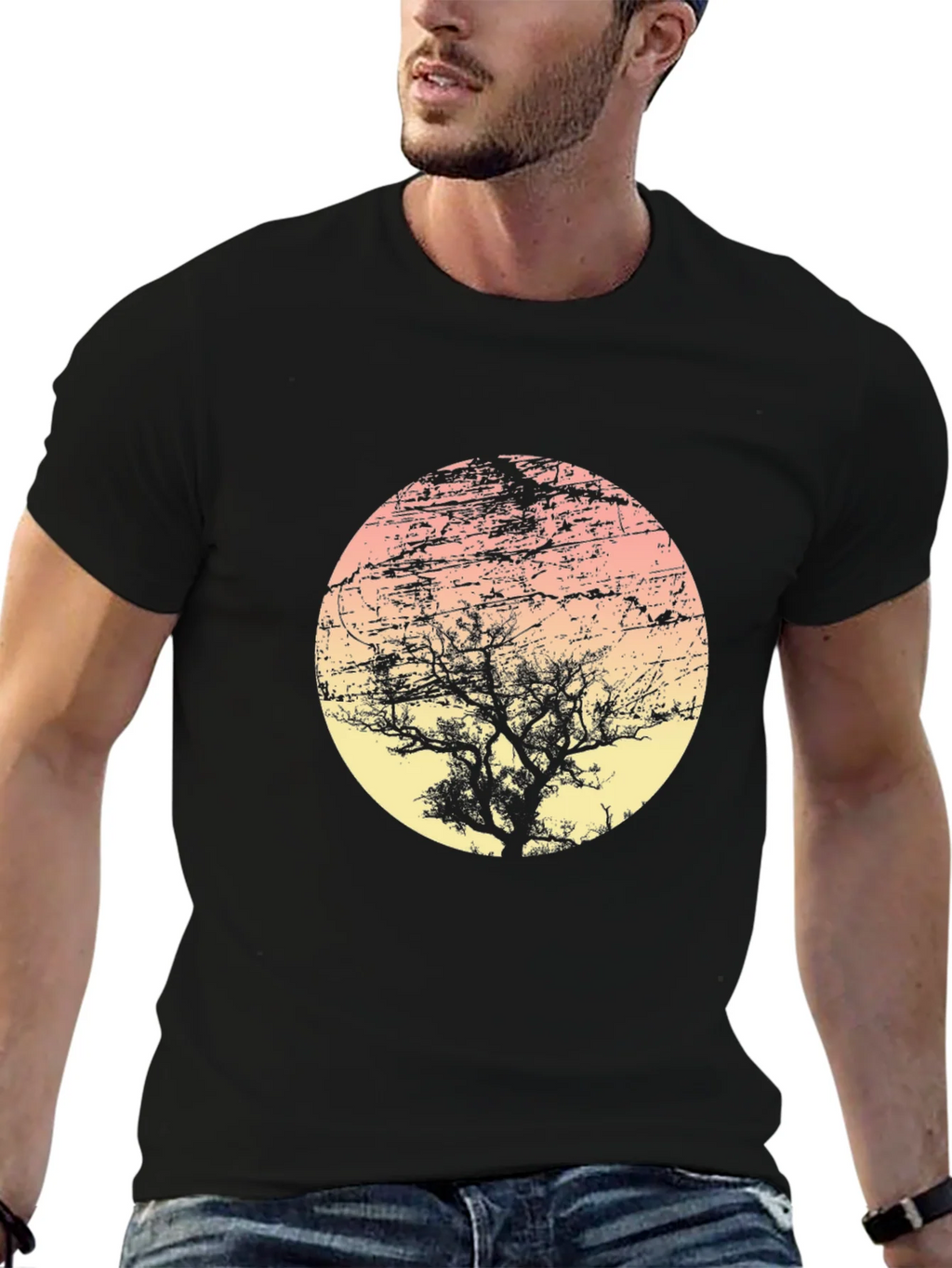 Sunset Tree Graphic Tee - Unique Design product image 5