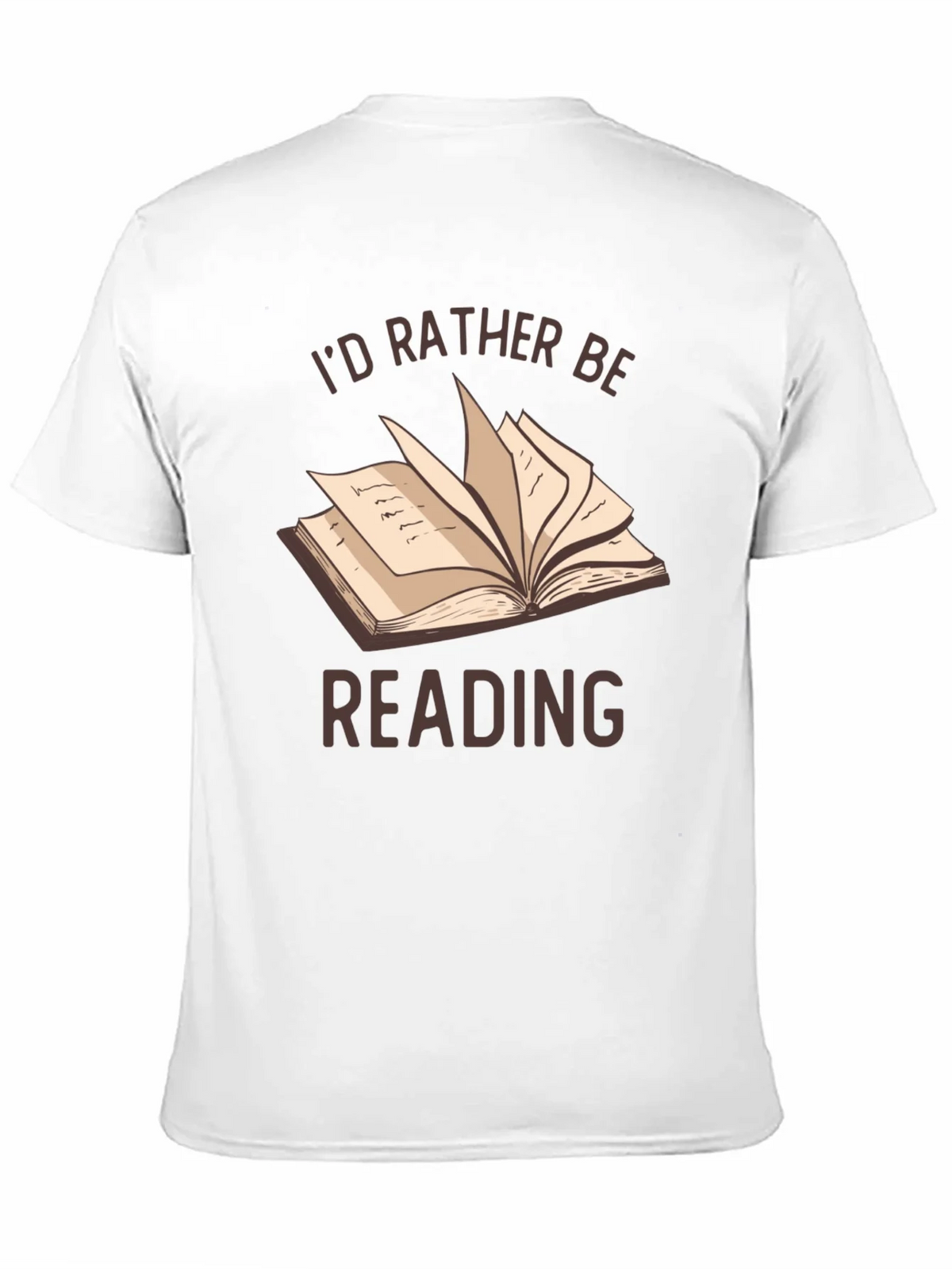 Id Rather Be Reading T-Shirt | Book Lover Tee product image 10