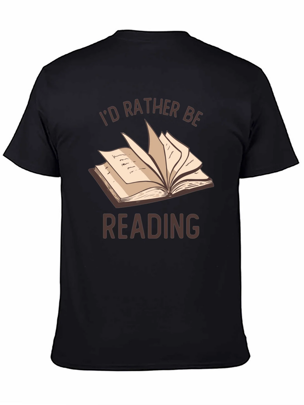 Id Rather Be Reading T-Shirt | Book Lover Tee product image 4