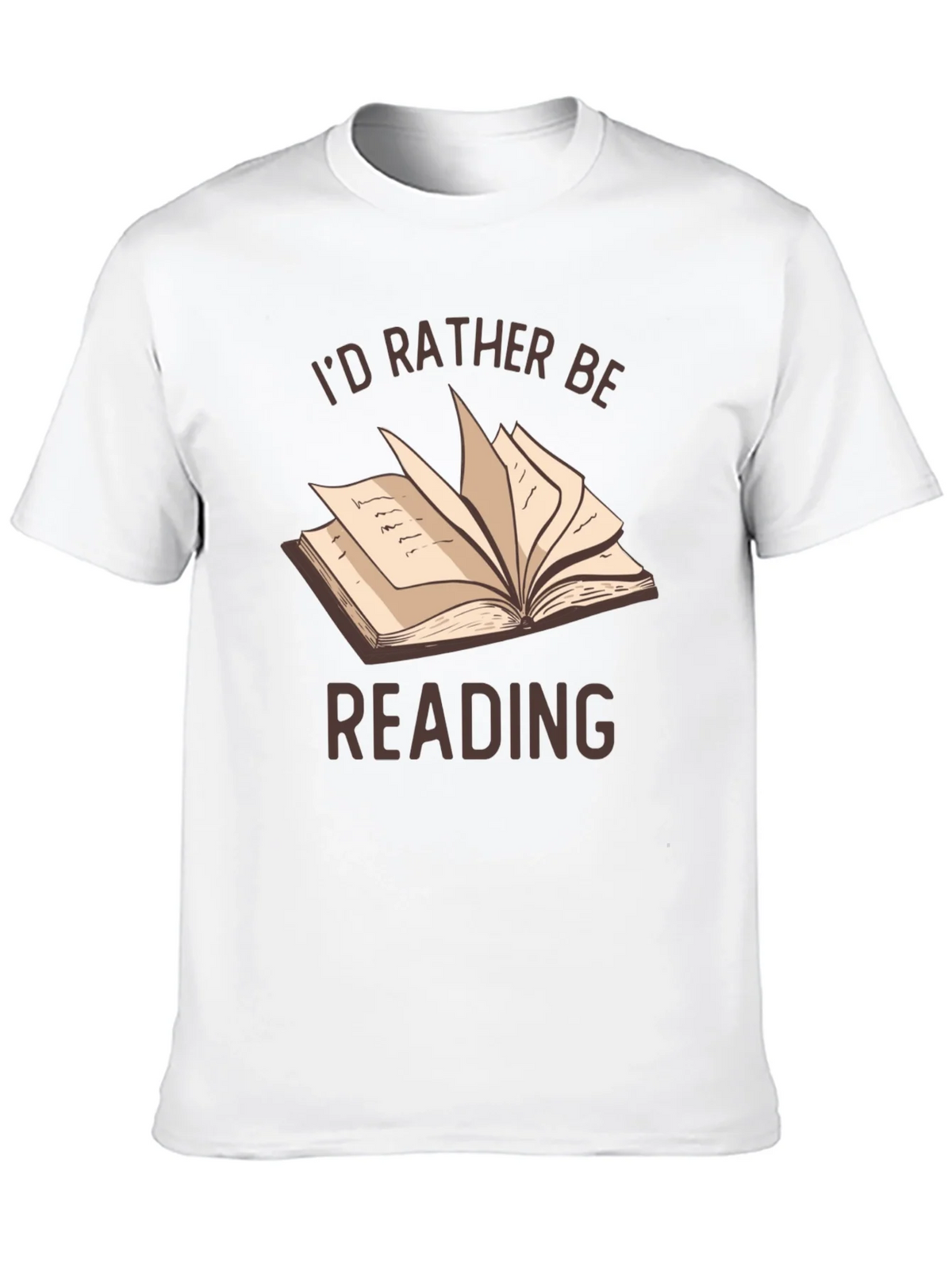 Id Rather Be Reading T-Shirt | Book Lover Tee product image 9