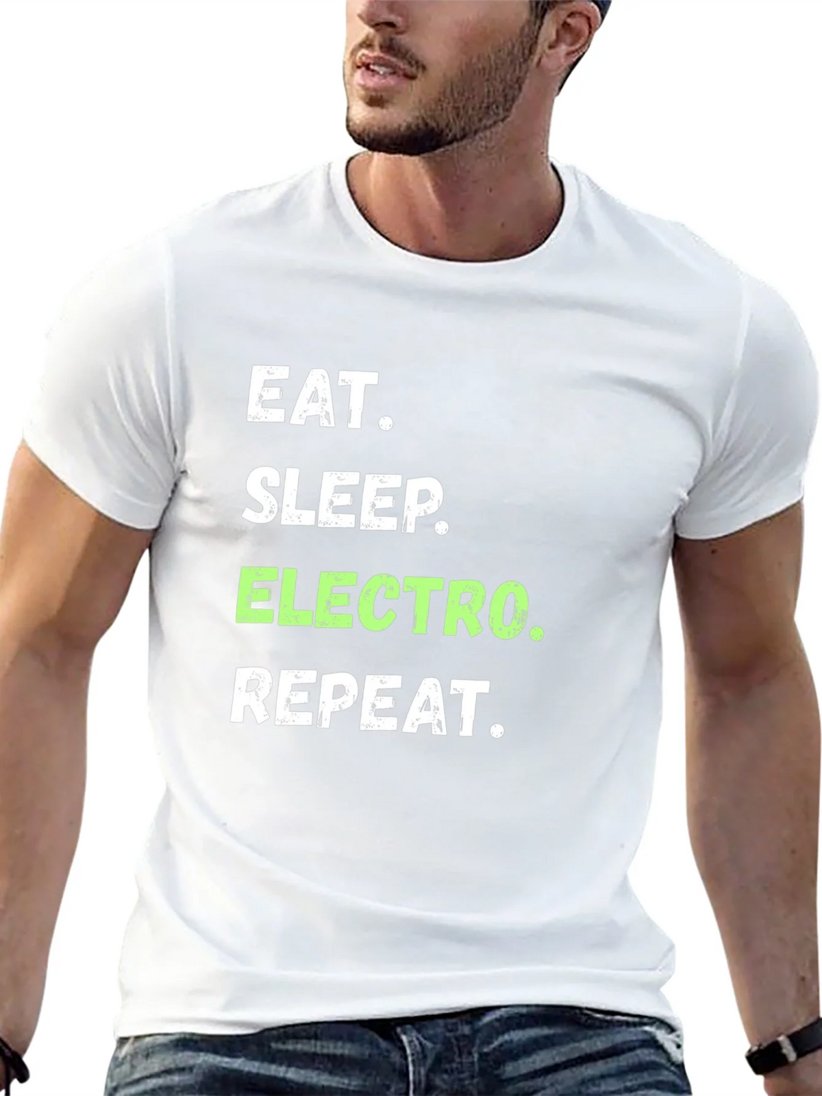Eat Sleep Electro Repeat T-Shirt product image 12