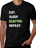 Eat Sleep Electro Repeat T-Shirt product image 1