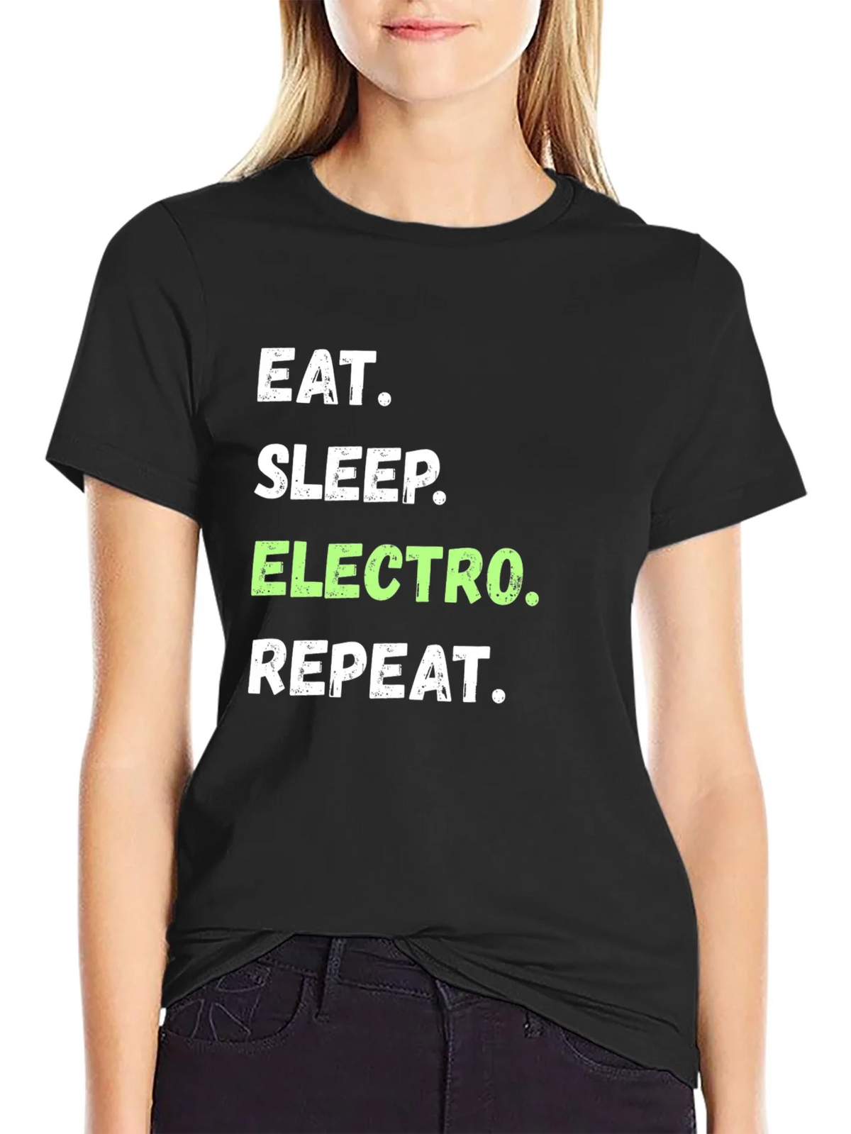 Eat Sleep Electro Repeat T-Shirt product image 2