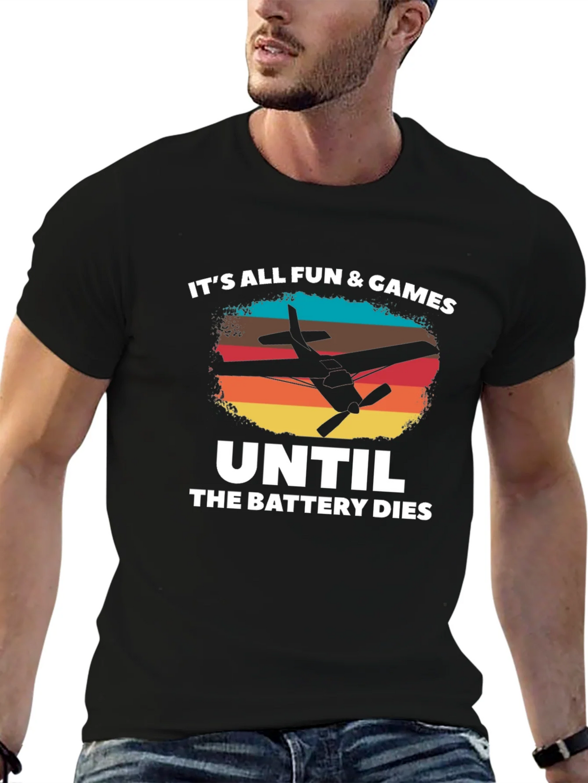Its All Fun & Games Until The Battery Dies T-Shirt product image 5