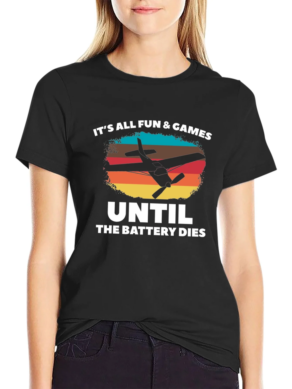 Its All Fun & Games Until The Battery Dies T-Shirt product image 1