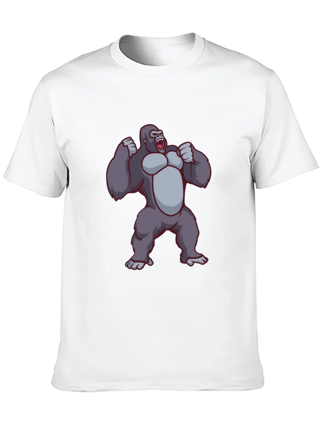 Gorilla Graphic Tee - Black Crew Neck T-Shirt product image 9