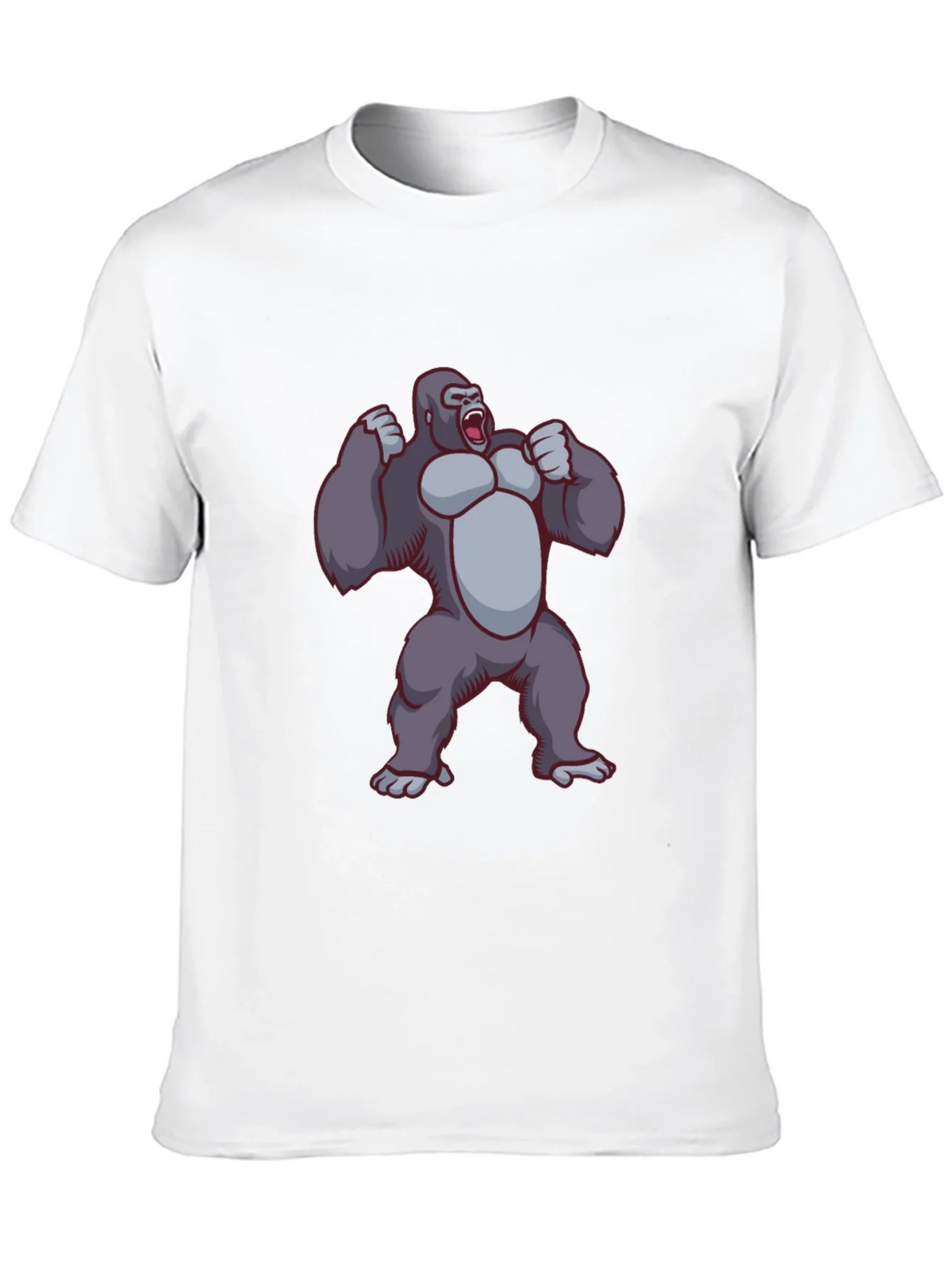 Gorilla Graphic Tee - Black Crew Neck T-Shirt product image 9