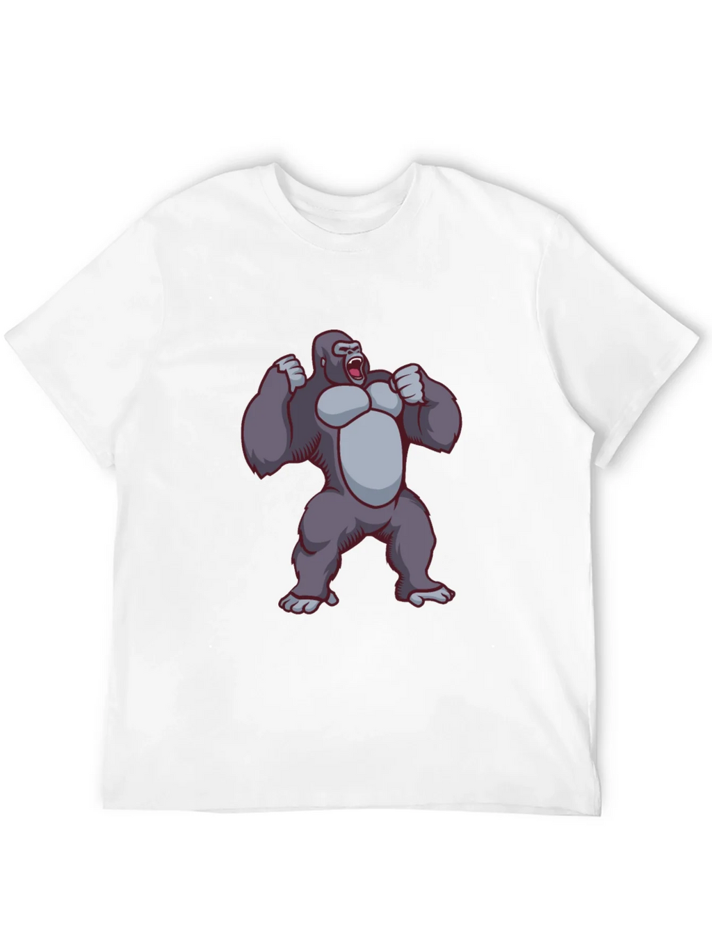 Gorilla Graphic Tee - Black Crew Neck T-Shirt product image 11