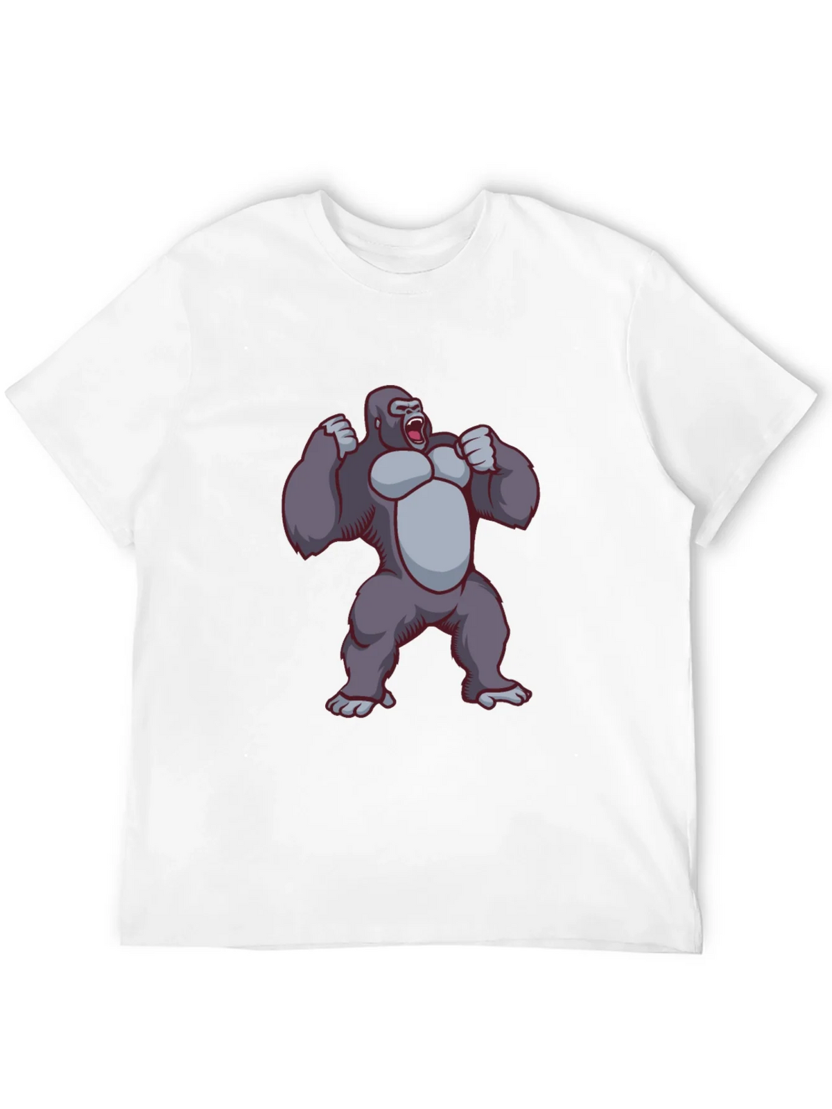 Gorilla Graphic Tee - Black Crew Neck T-Shirt product image 11