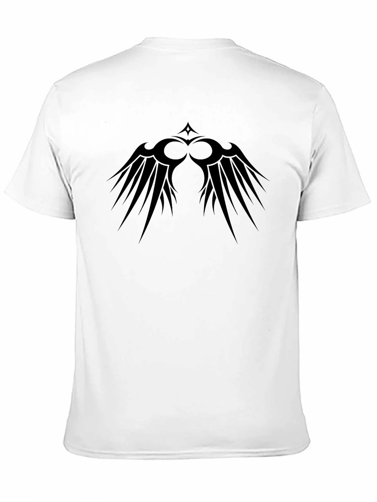 Black Graphic Tee - Tribal Wings Design product image 10