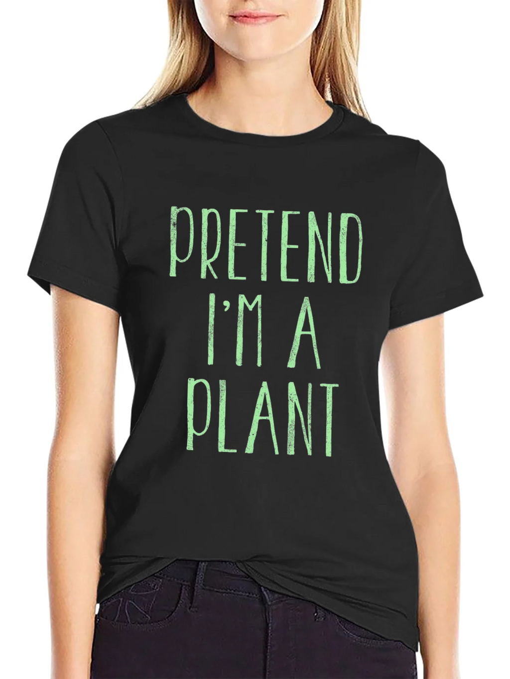 Pretend Im A Plant T-Shirt - Funny Novelty Tee product image 2
