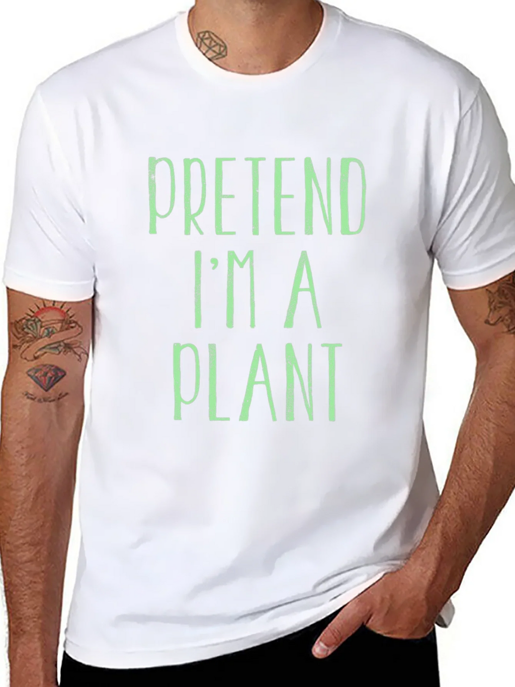Pretend Im A Plant T-Shirt - Funny Novelty Tee product image 7