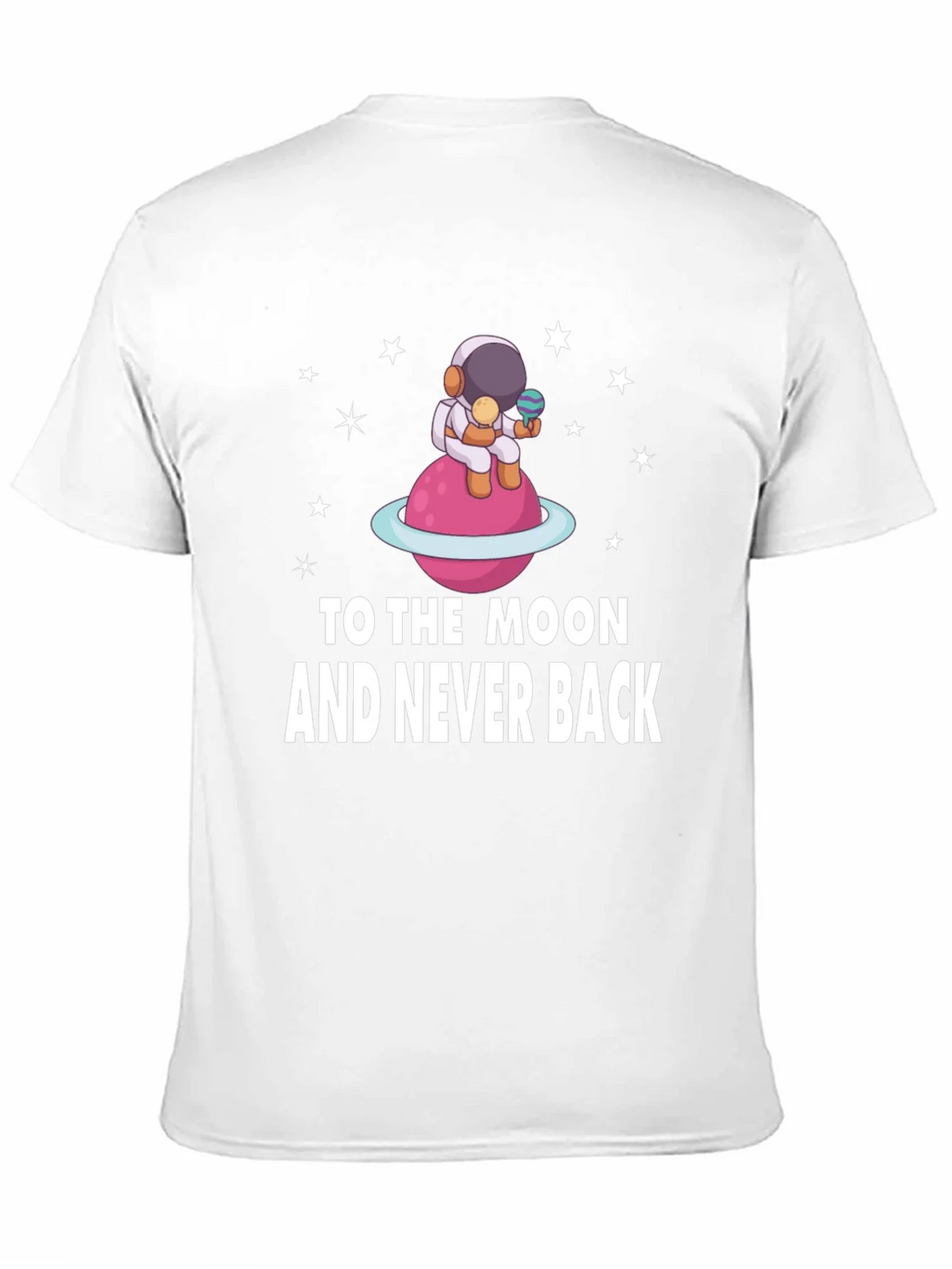 To the Moon Astronaut Black T-Shirt product image 10